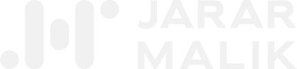 Jarar Malik White Logo